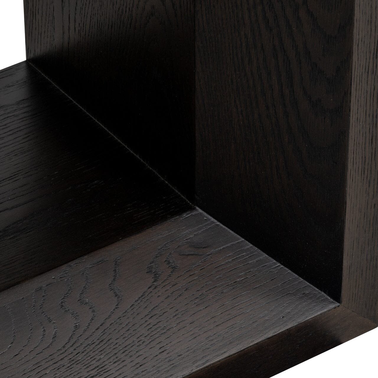 Norah Deep Brown Rectangular Dining Table with Travertine Top
