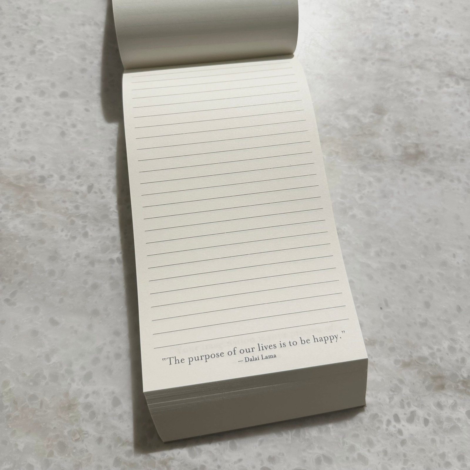 'One Great Thought a Day' Lined Notebook with Quotes