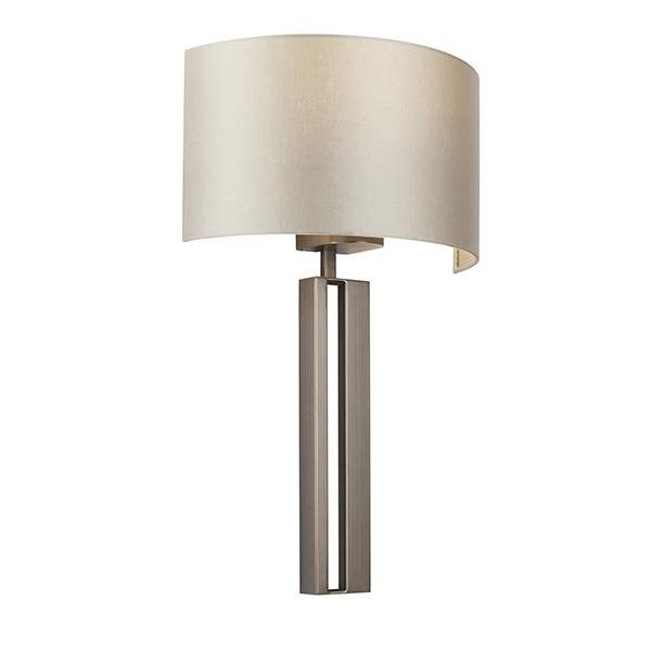 Oralie Matte Brass Large Wall Light - Mink Shade