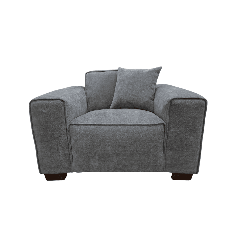Ottilie Charcoal Boucle Armchair