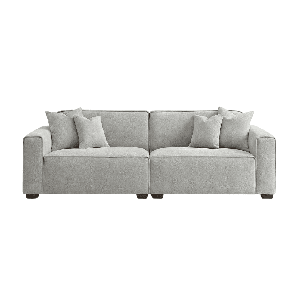 Ottilie Pebble Boucle 3 Seater Sofa
