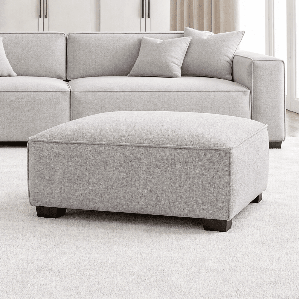 Ottilie Pebble Boucle Footstool
