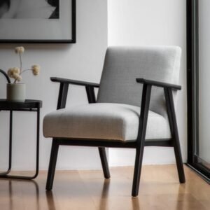Paquin Black & Stone Armchair