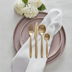 Pharaoh Gold Finish 16 Piece Cutlery Set