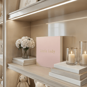 Pink & Gold 'Little Lady' Photo Album