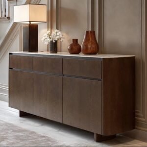 Sarzana Walnut Sideboard with Stone Top
