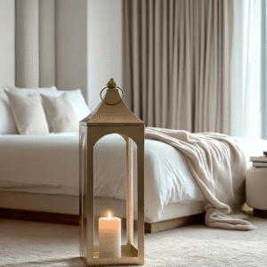 Sierra Large Gold Decorative Lantern