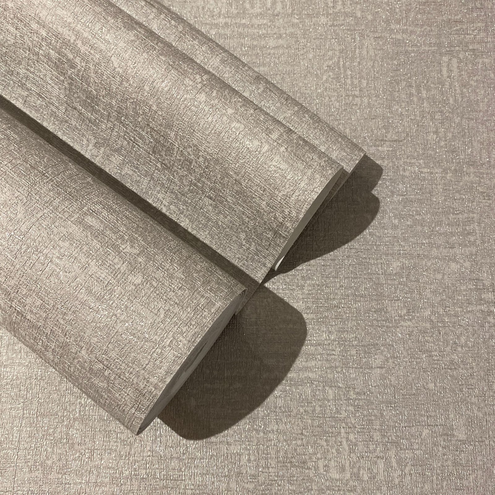 Sloane Greige Textured Wallpaper Sample