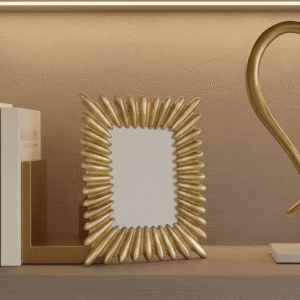 Sofillia Gold Linear Statement Photo Frame- 4x6"