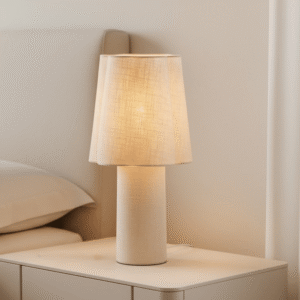 Somerset Neutral Linen Table Lamp