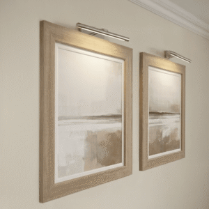 Stanhope Neutral Beach Scene Framed Wall Art- Set of 2
