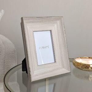 Stanton White Washed Wooden Photo Frame - 4x6"
