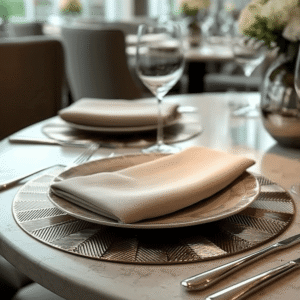 Sunburst Gold Round Placemat - Set of 4