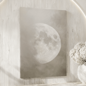 Talence Half Moon Canvas Wall Art