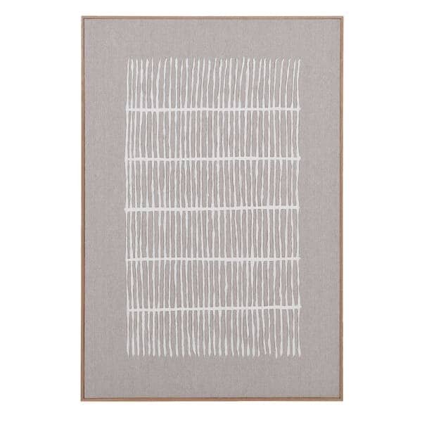 Talia Taupe & Cream Woven Wall Art