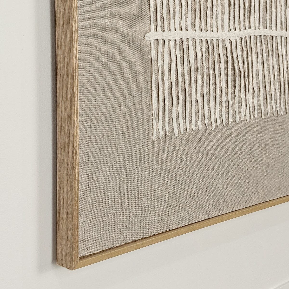 Talia Taupe & Cream Woven Wall Art