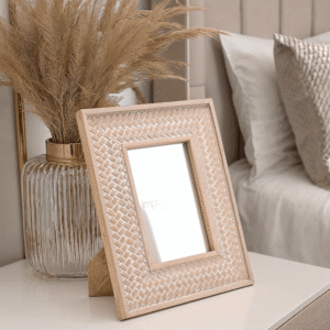 Talulla Whitewashed Wooden Photo Frame - 4x6"