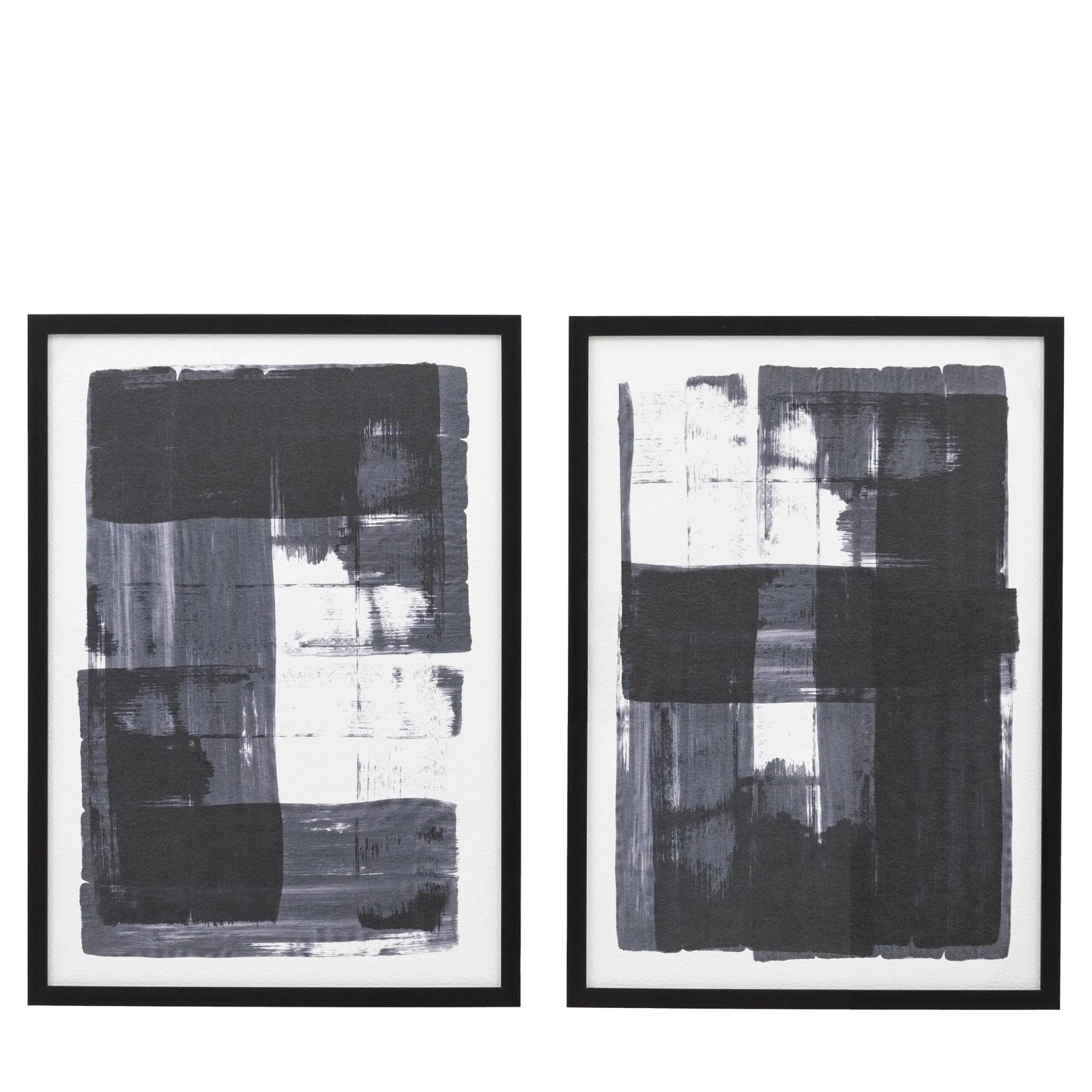 Tara Monochrome Framed Wall Art - Set of 2