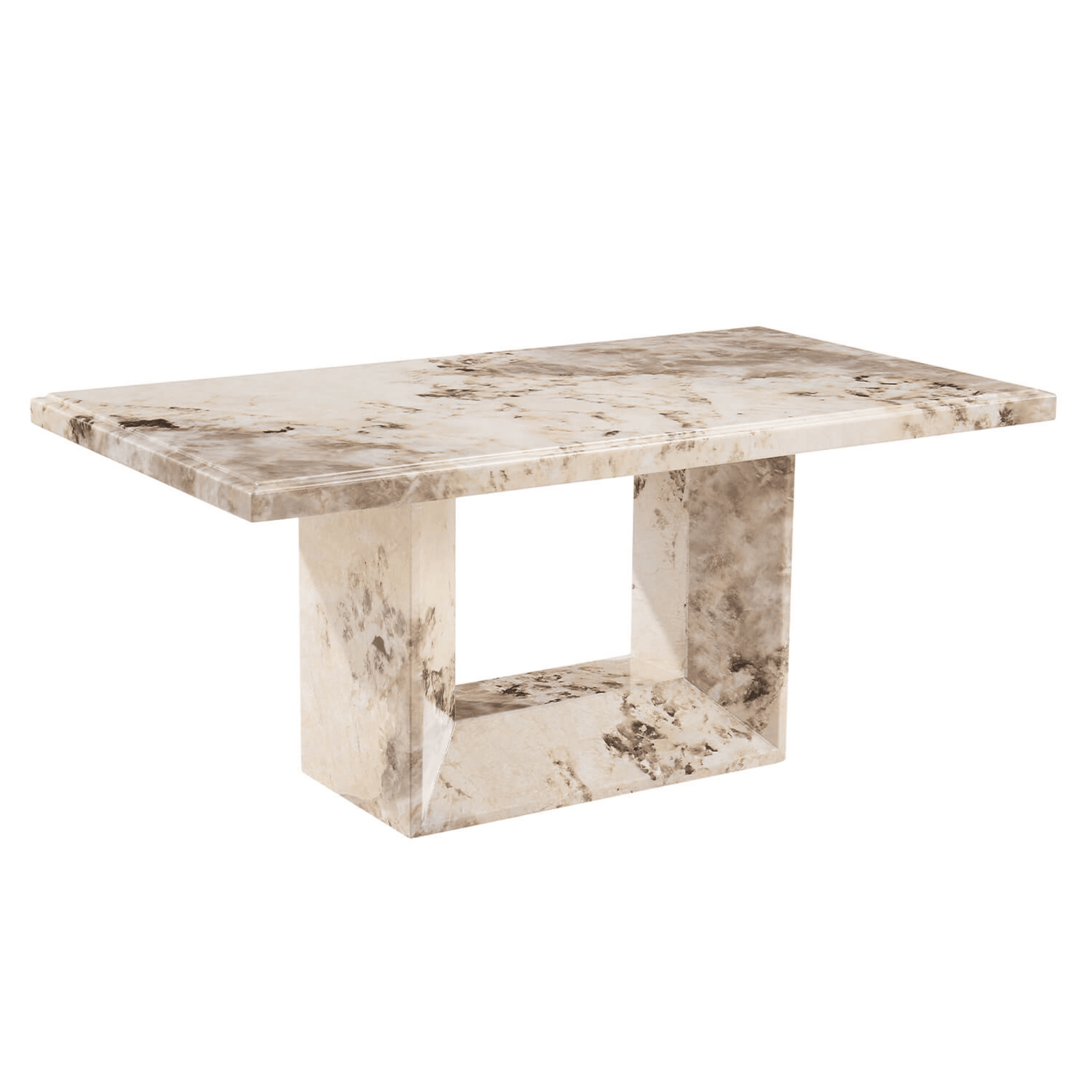 Thea Mocha Marble Coffee Table Table