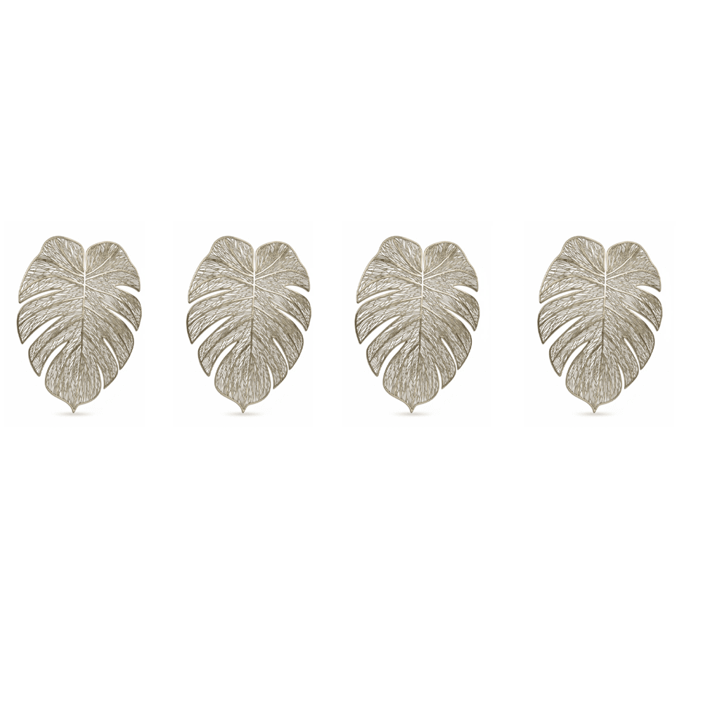 Tressa Gold Leaf Placemat- Set of 4