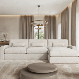 Tribeca Ash Greige Large Right Hand Facing Chaise End Sofa