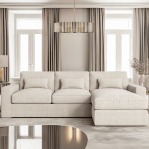 Tribeca Ash Greige Medium Right Hand Facing Chaise End Sofa