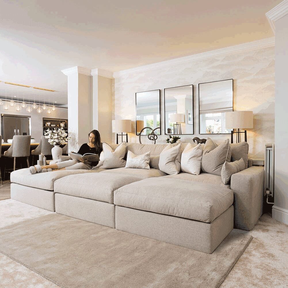 Tribeca Ash Greige Sofa Range