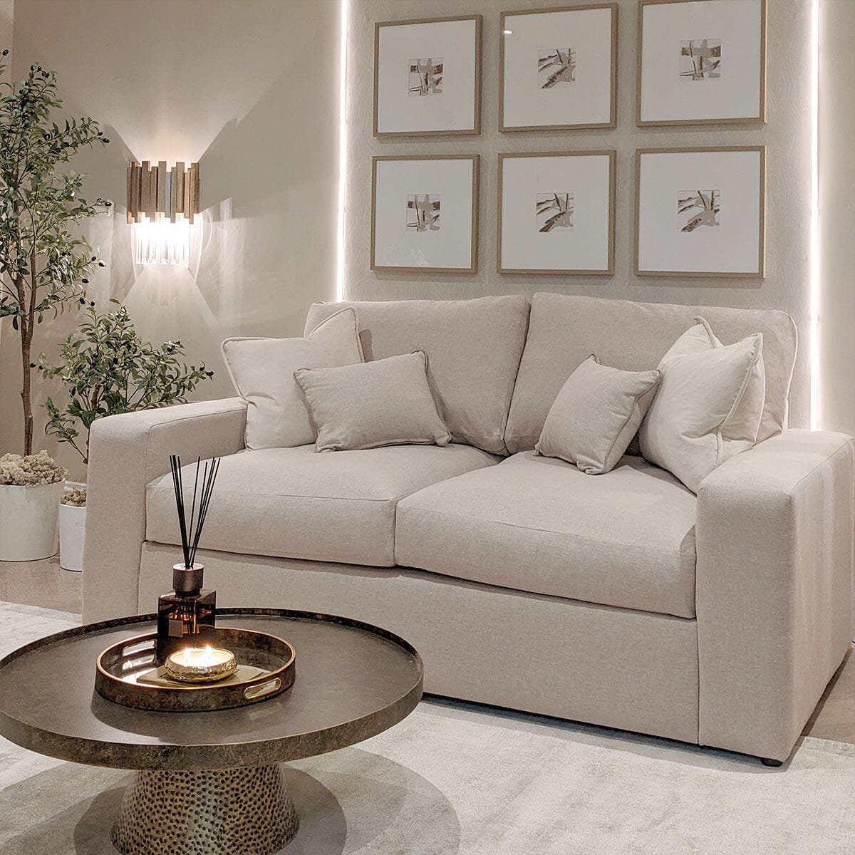 Tribeca Ash Greige Sofa Range