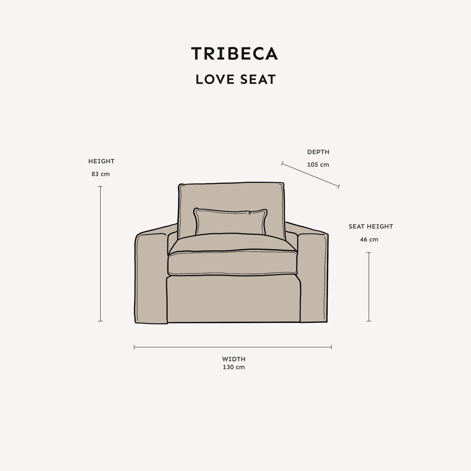 Tribeca Ash Greige Sofa Range