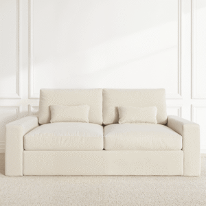 Tribeca Cream Velvet 3 Seater Sofa