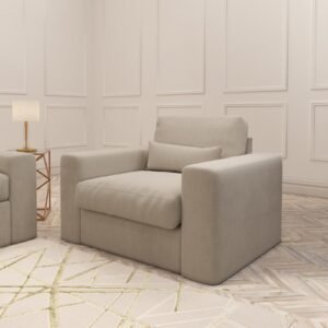Tribeca Mink Velvet Love Seat