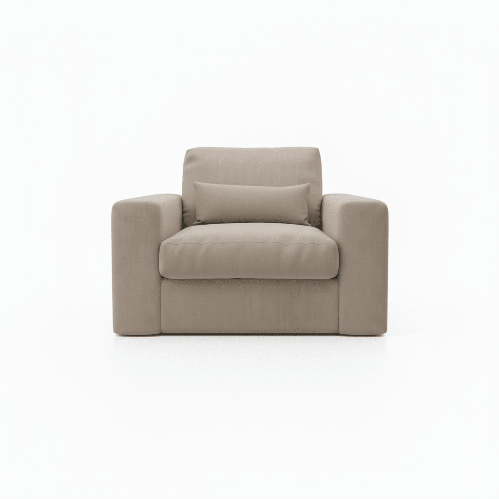 Tribeca Mink Velvet Love Seat