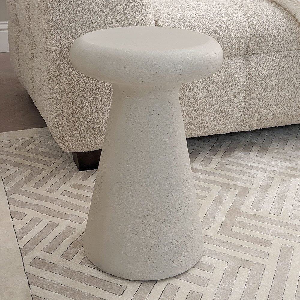 Tuscany Stone Indoor/Outdoor Round Side Table