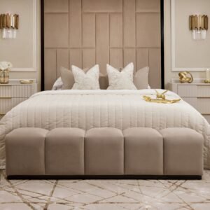 Venus Mink Premium Upholstered Bench