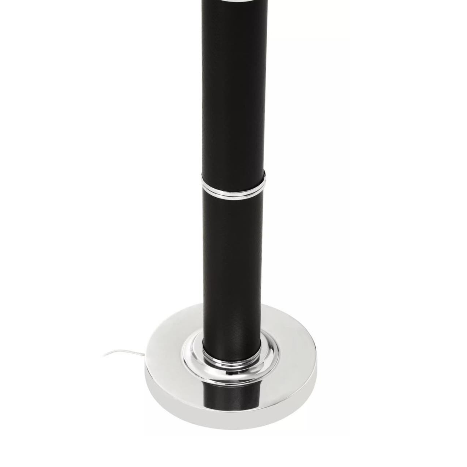 Veridian Chrome & Black Snake Effect Floor Lamp
