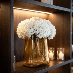 Verity Brown Glass Decorative Vase