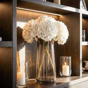 Verity Tall Brown Glass Decorative Vase