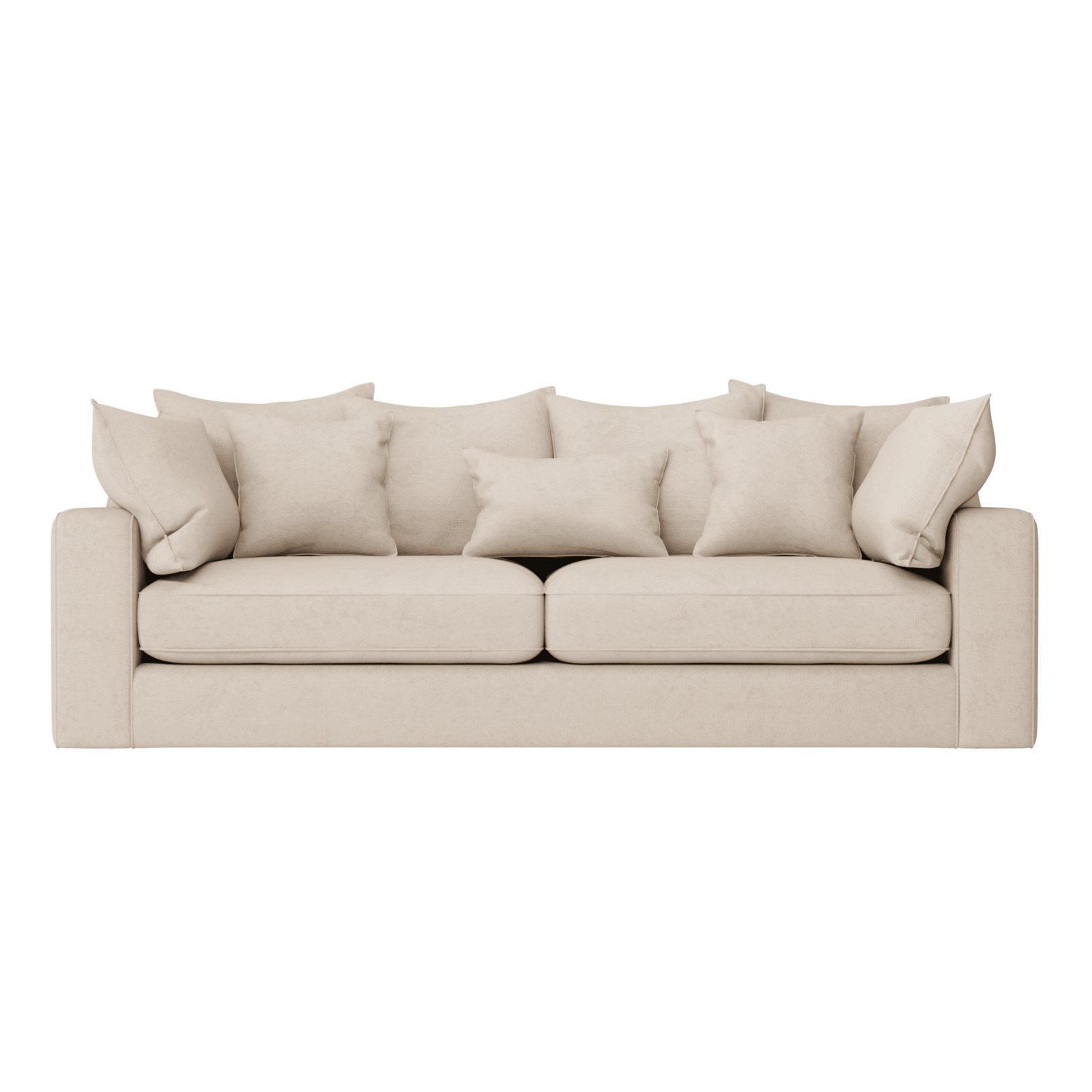Victoria Luxury Beige Textured Sofa Range