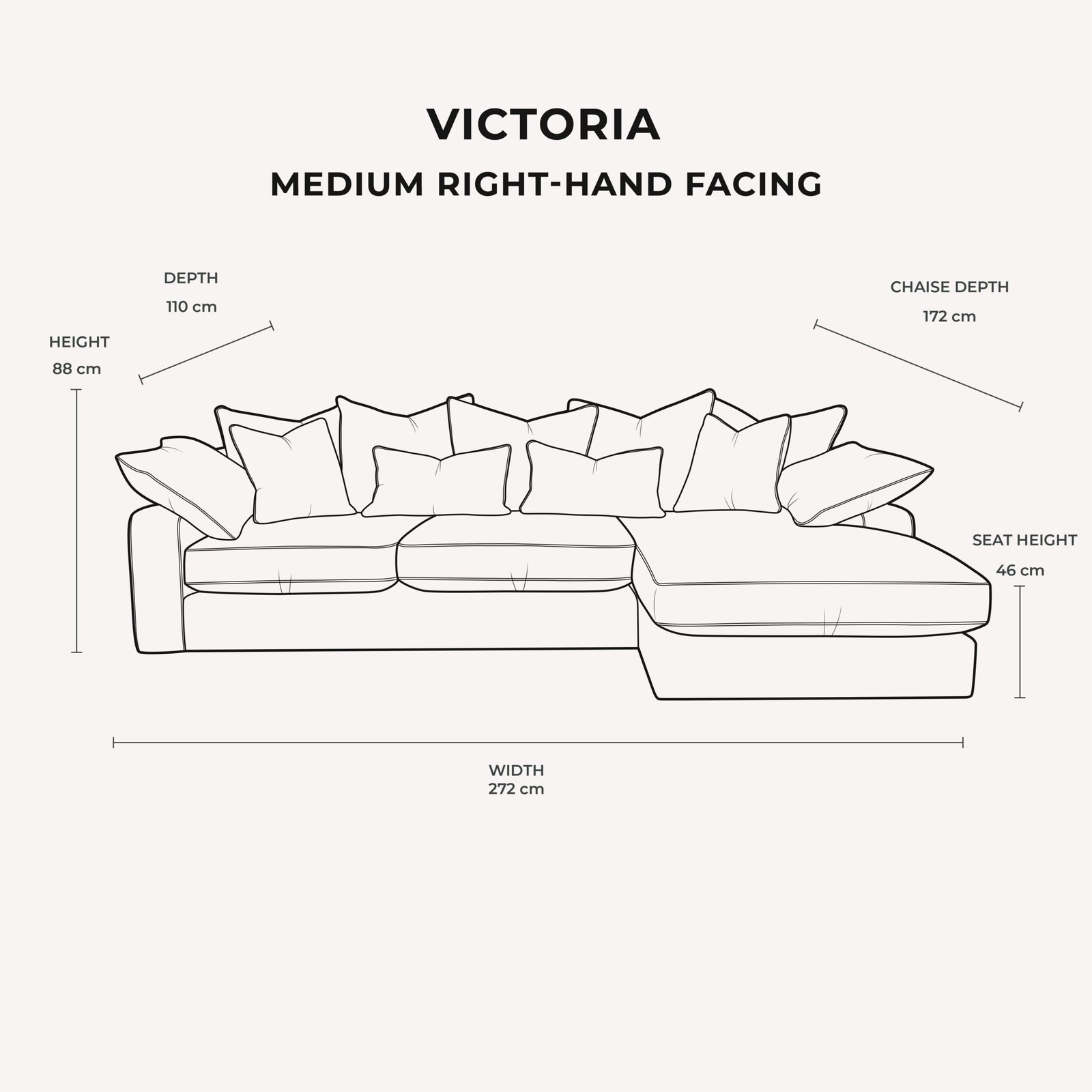 Victoria Mink Velvet Pillow Back Sofa Range
