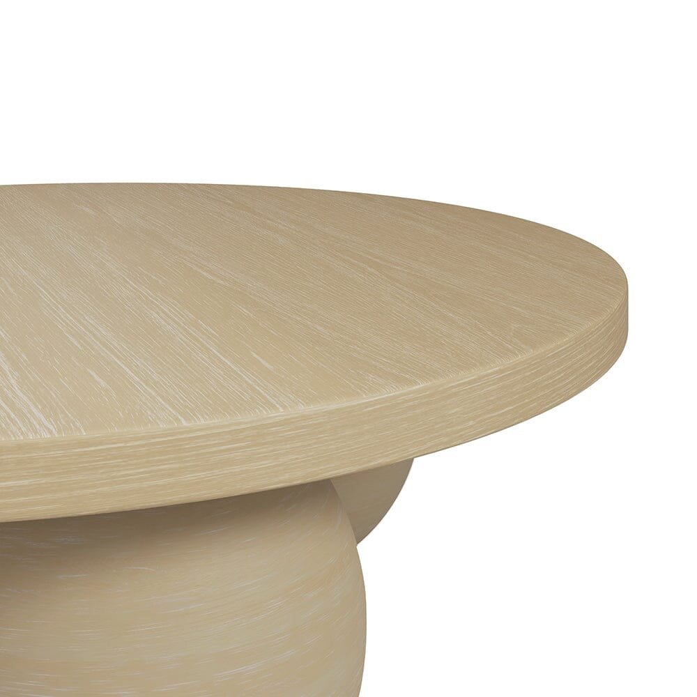 Westminster Matte Beige Round Coffee Table