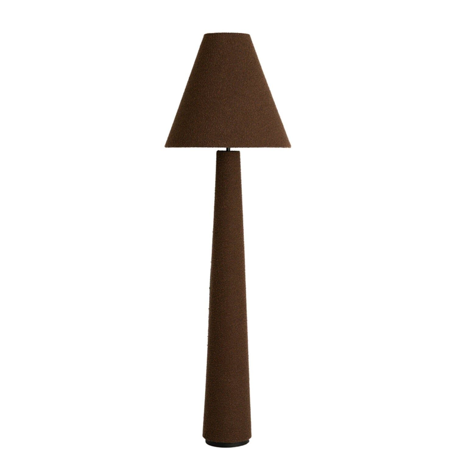 Zaylee Luxury Brown Boucle Floor Lamp