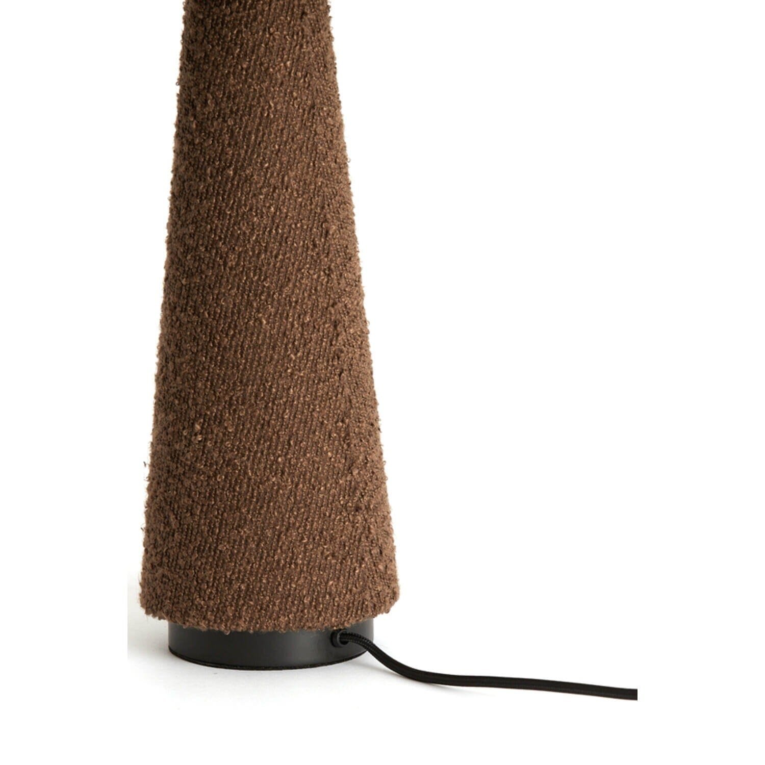 Zaylee Luxury Brown Boucle Table Lamp