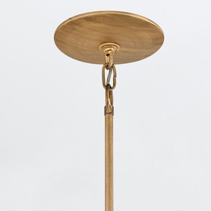 Zeni Gold 3 Light Statement Floral Pendant Ceiling Light