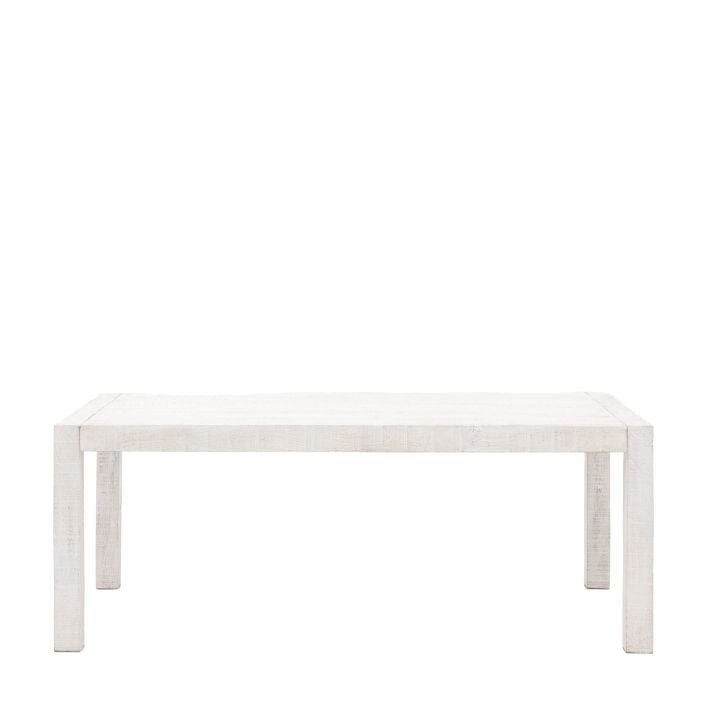 Zenica Luxury Whitewash Large Dining Table