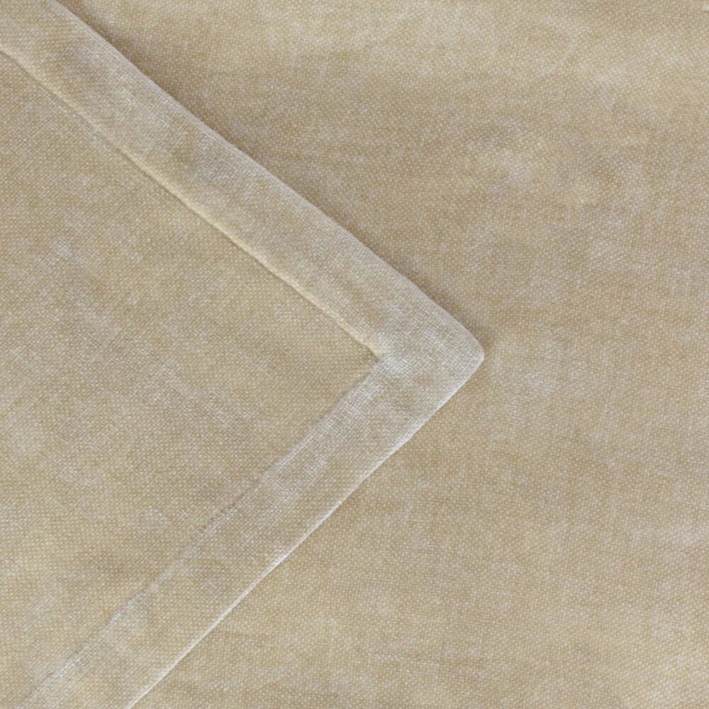 Zephyr Cream Heavy Chenille Velvet Throw