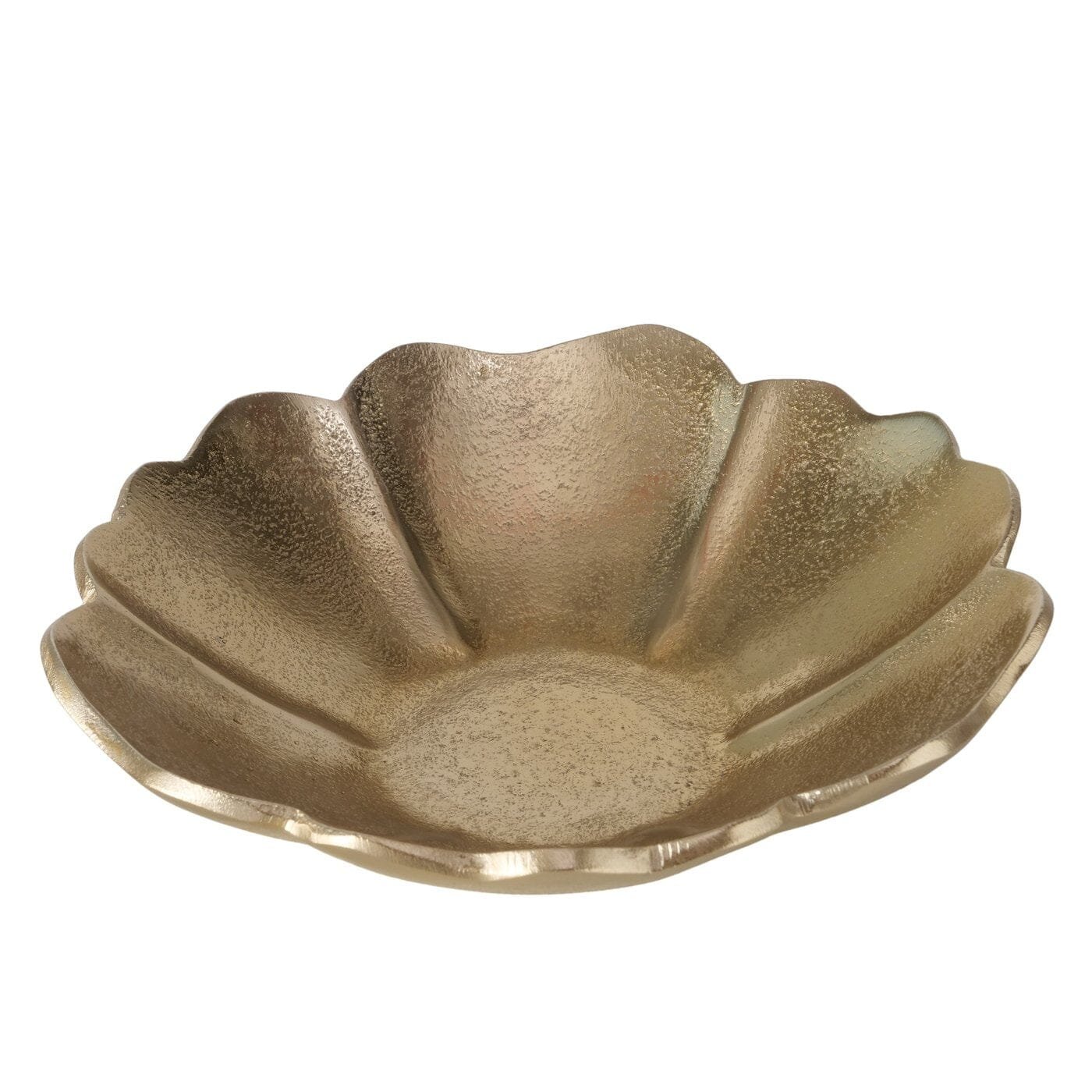 Zephyra Gold Decorative Flower Shaped Dish