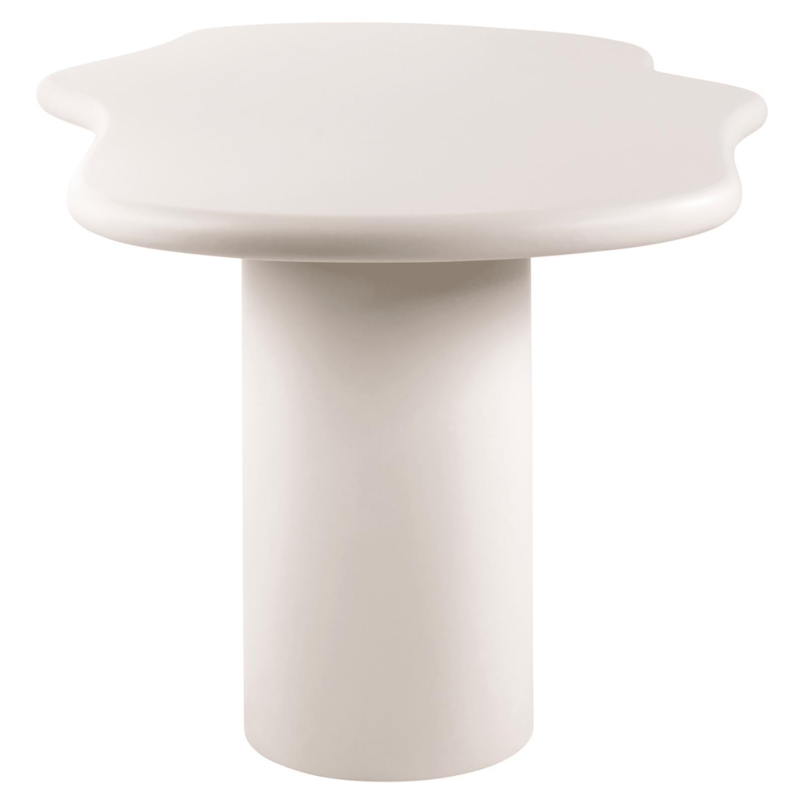 Zia Cream Abstract Dining Table