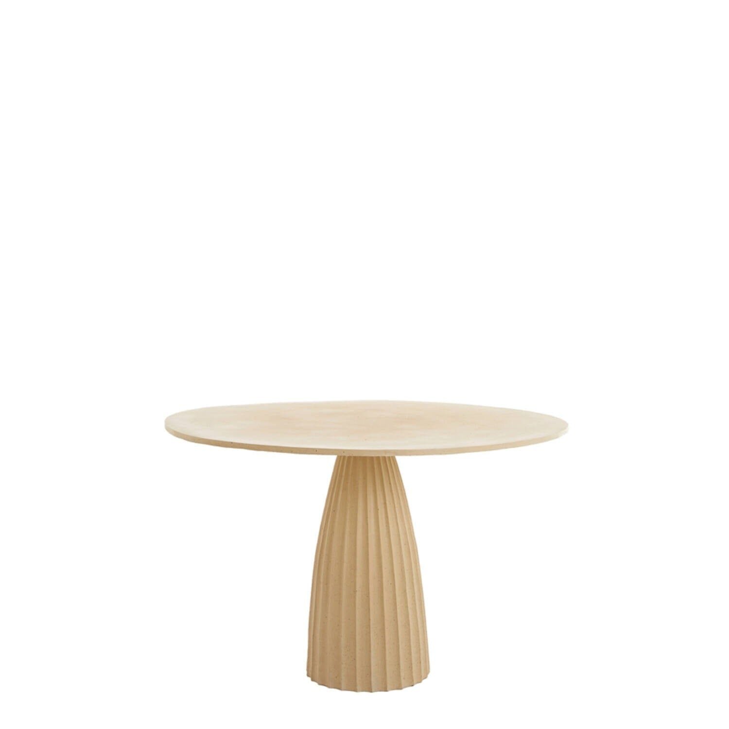 Zuzana Beige Round Dining Table